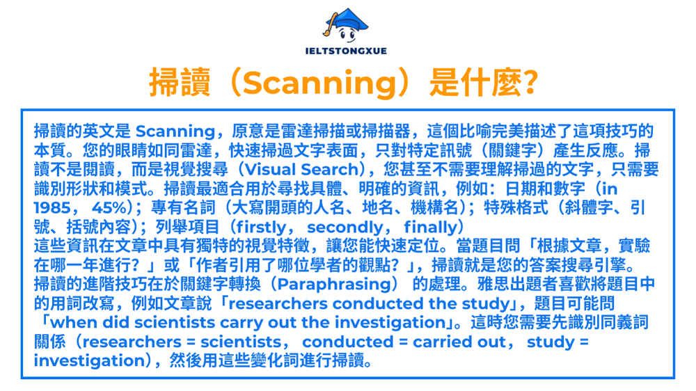 掃讀（Scanning）