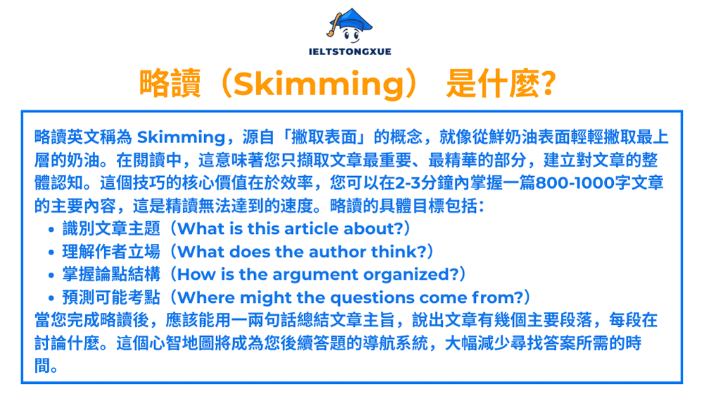 略讀（Skimming）