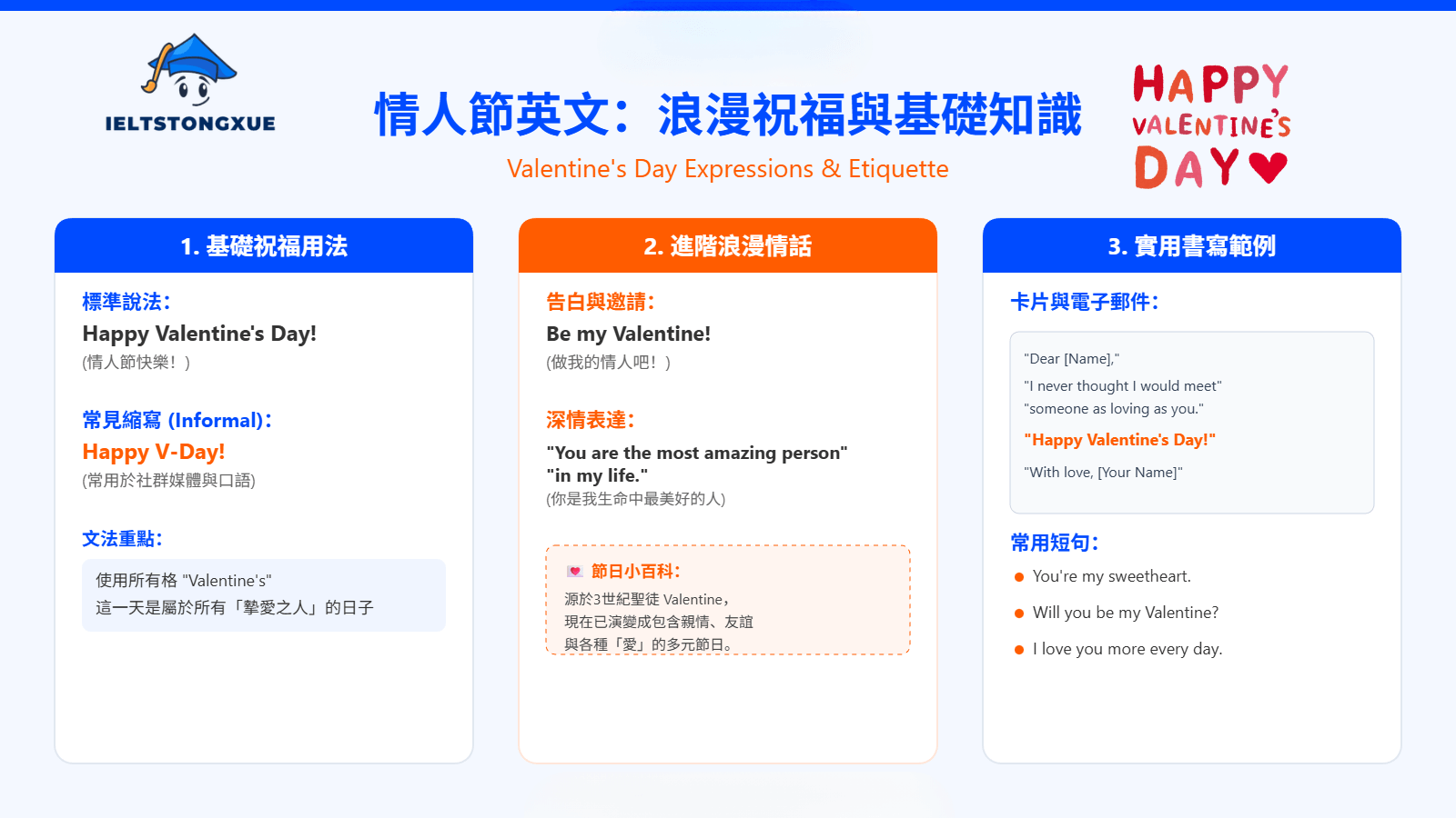 情人節的英語怎麼說?