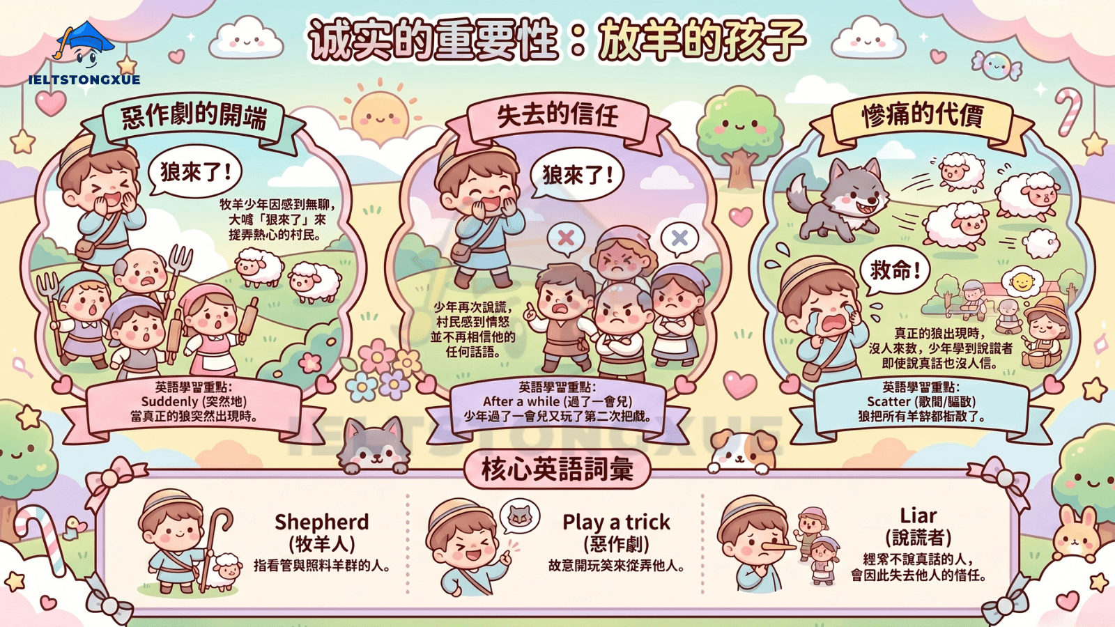 The Boy Who Cried Wolf（放羊的孩子）